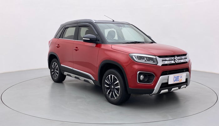 2020 Maruti Vitara Brezza ZXI+ AT SHVS DUAL TONE, Petrol, Automatic, 21,084 km, Right Front Diagonal