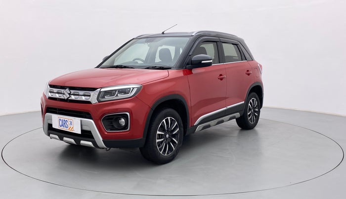 2020 Maruti Vitara Brezza ZXI+ AT SHVS DUAL TONE, Petrol, Automatic, 21,084 km, Left Front Diagonal