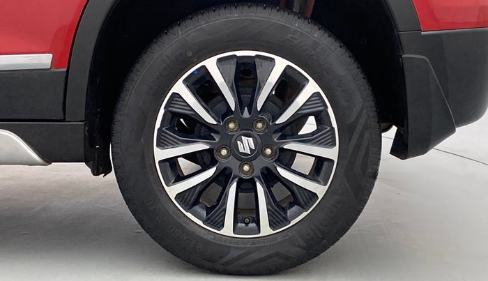 2020 Maruti Vitara Brezza ZXI+ AT SHVS DUAL TONE, Petrol, Automatic, 21,084 km, Left Rear Wheel