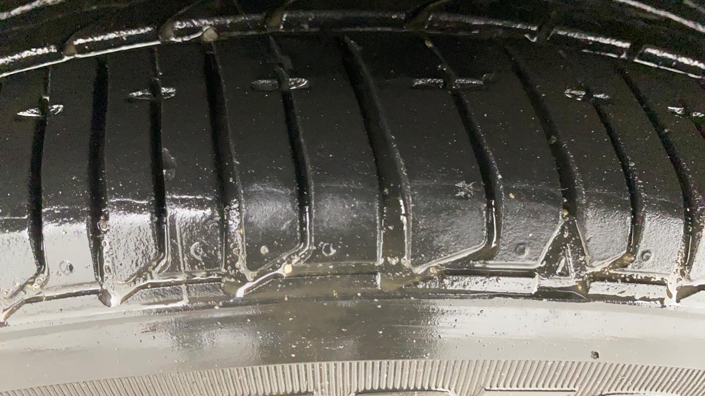 2024 Tata TIGOR XZA PLUS PETROL, Petrol, Automatic, 14,222 km, Left Front Tyre Tread