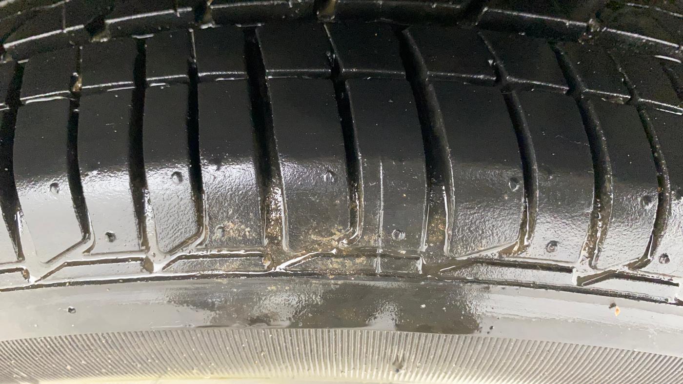 2024 Tata TIGOR XZA PLUS PETROL, Petrol, Automatic, 14,222 km, Left Rear Tyre Tread