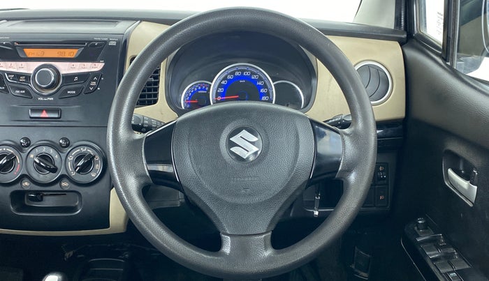 2017 Maruti Wagon R 1.0 VXI+ AMT, Petrol, Automatic, 37,432 km, Steering Wheel Close Up
