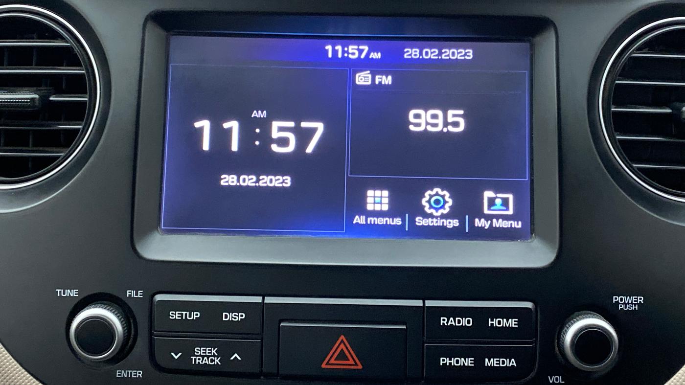2019 Hyundai Grand i10 SPORTZ 1.2 KAPPA VTVT, Petrol, Manual, 11,921 km, Infotainment System