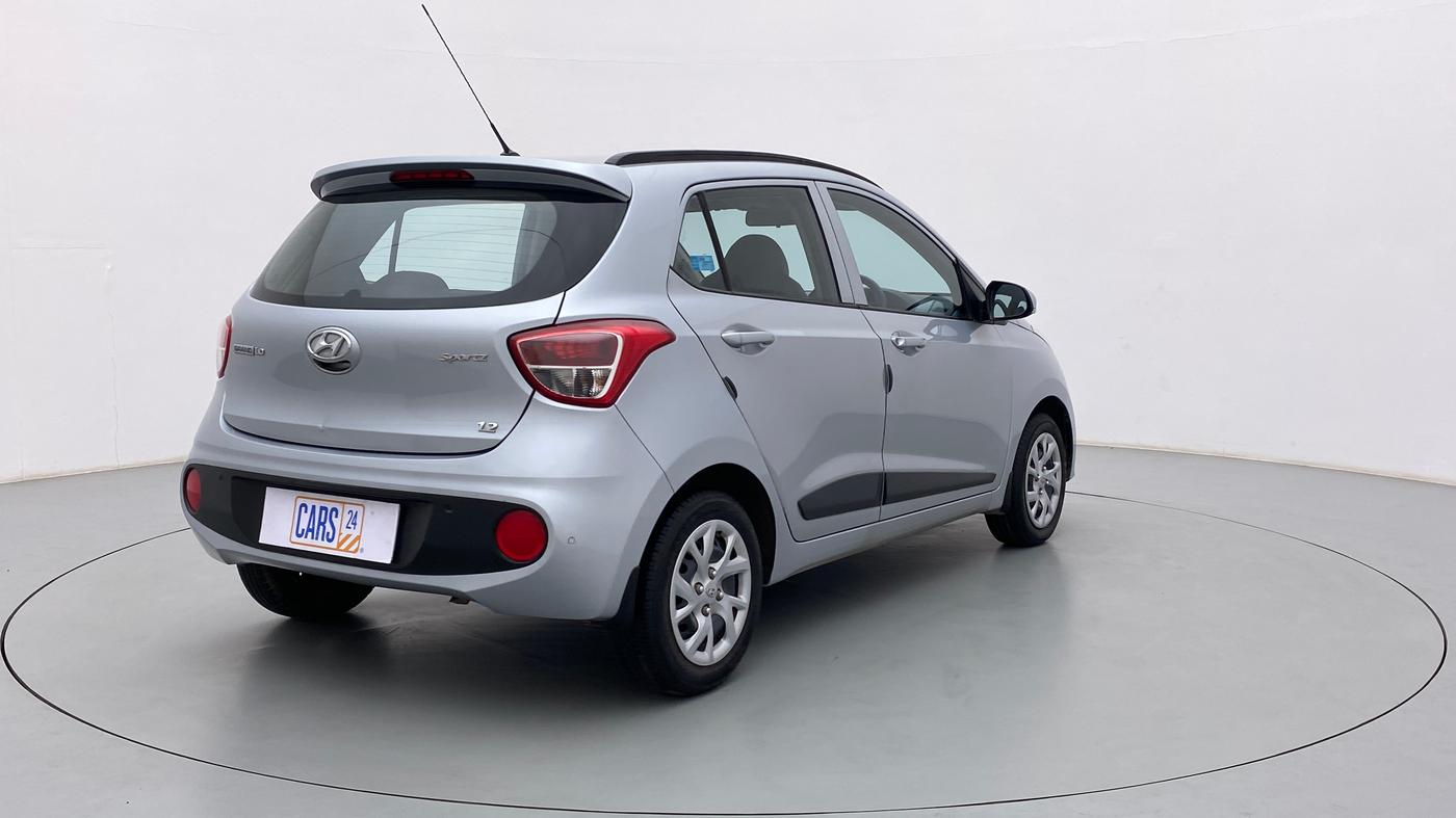 2019 Hyundai Grand i10 SPORTZ 1.2 KAPPA VTVT, Petrol, Manual, 11,921 km, Right Back Diagonal