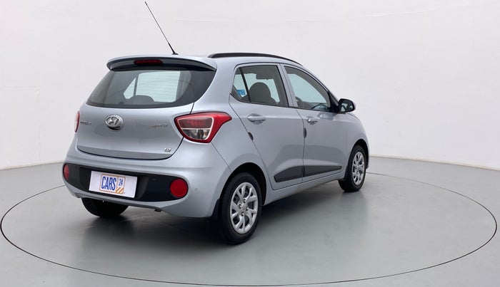 2019 Hyundai Grand i10 SPORTZ 1.2 KAPPA VTVT, Petrol, Manual, 11,921 km, Right Back Diagonal