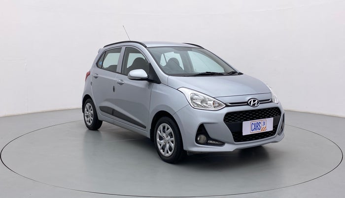 2019 Hyundai Grand i10 SPORTZ 1.2 KAPPA VTVT, Petrol, Manual, 11,921 km, Right Front Diagonal