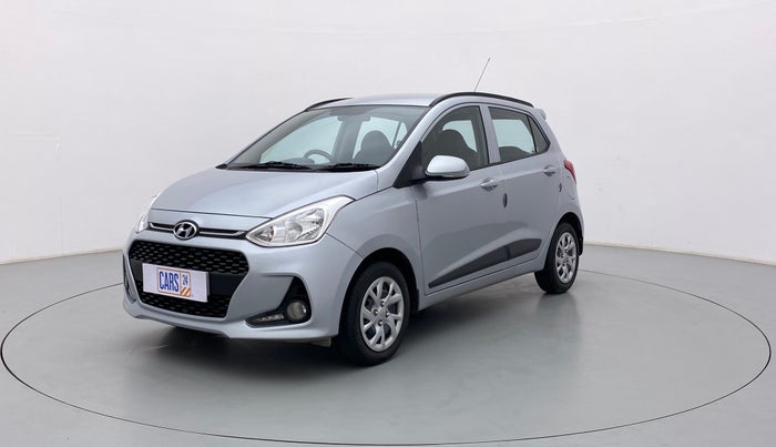 2019 Hyundai Grand i10 SPORTZ 1.2 KAPPA VTVT, Petrol, Manual, 11,921 km, Left Front Diagonal