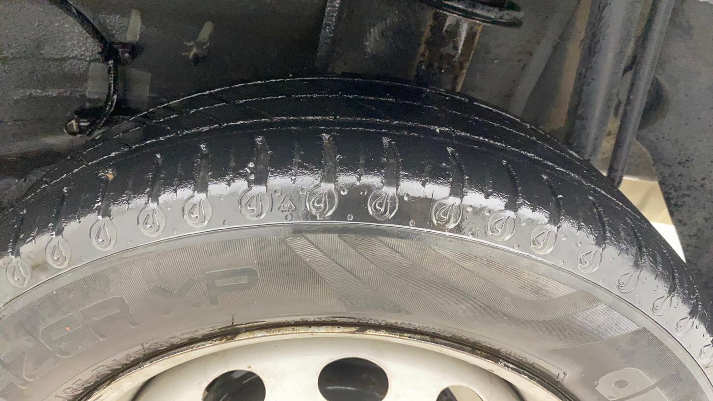 2021 Tata TIGOR XE PETROL, Petrol, Manual, 68,973 km, Left Rear Tyre Tread