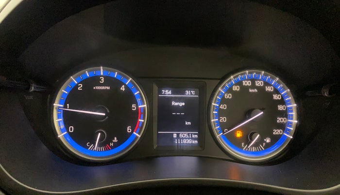 2016 Maruti S Cross ZETA 1.3, Diesel, Manual, 1,11,866 km, Odometer Image