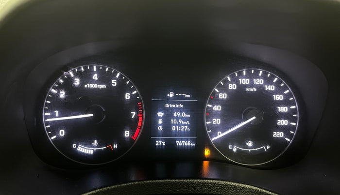 2019 Hyundai Creta SX (O) 1.6 PETROL, Petrol, Manual, 76,717 km, Odometer Image