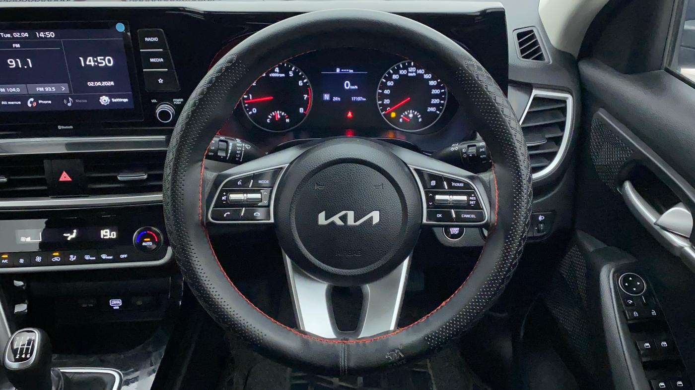 2022 KIA SELTOS HTK PLUS 1.5 IMT, Petrol, Manual, 17,197 km, Steering Wheel Close Up