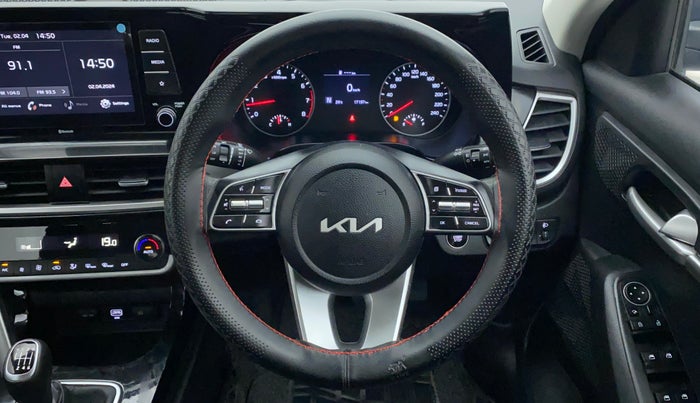 2022 KIA SELTOS HTK PLUS 1.5 IMT, Petrol, Manual, 17,197 km, Steering Wheel Close Up