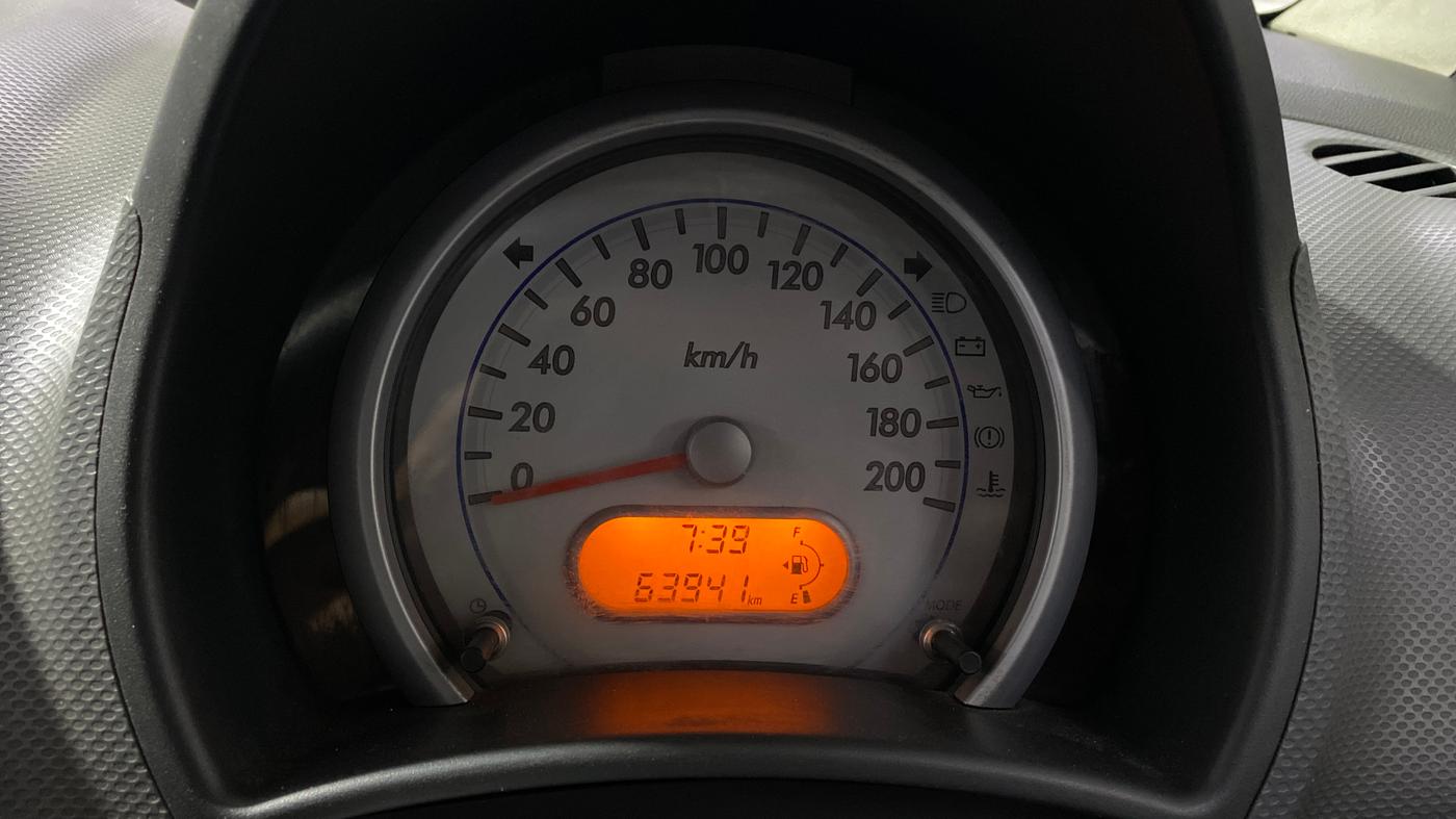 2014 Maruti Ritz VXI, Petrol, Manual, 63,954 km, Odometer Image