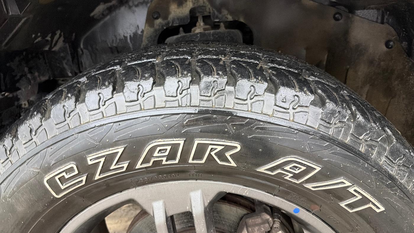 2021 Mahindra Thar LX PETROL HT 4WD AT, Petrol, Automatic, 15,103 km, Left Front Tyre Tread