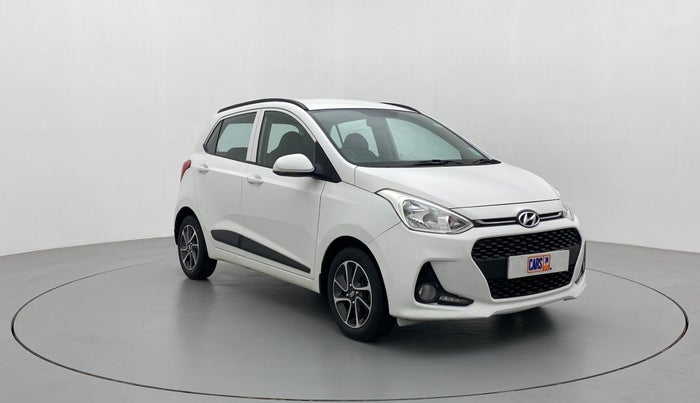 2017 Hyundai Grand i10 SPORTZ (O) 1.2 AT VTVT, Petrol, Automatic, 39,261 km, Right Front Diagonal