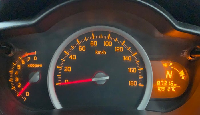 2014 Maruti Celerio VXI AMT, Petrol, Automatic, 87,315 km, Odometer Image