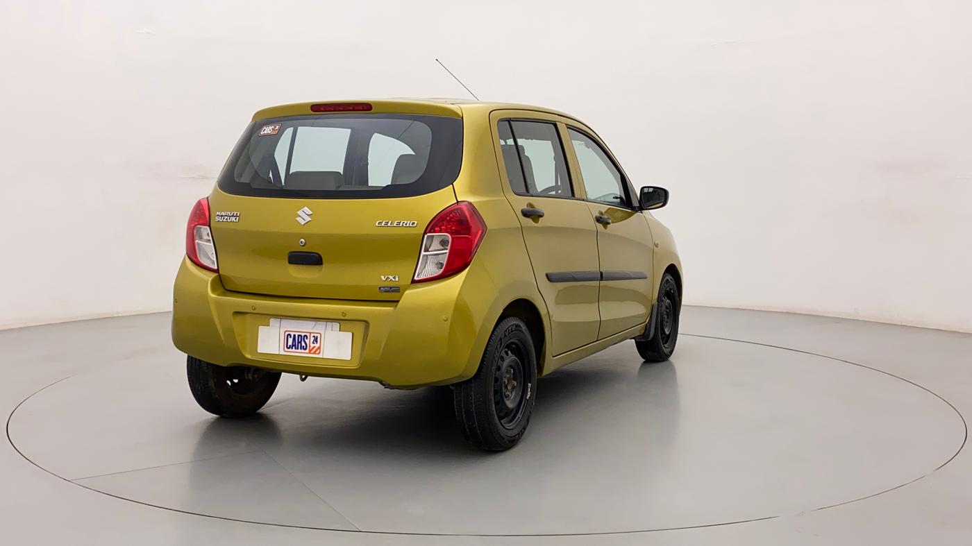 2014 Maruti Celerio VXI AMT, Petrol, Automatic, 87,315 km, Right Back Diagonal