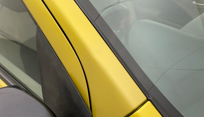 2014 Maruti Celerio VXI AMT, Petrol, Automatic, 87,315 km, Right A pillar - Slightly dented