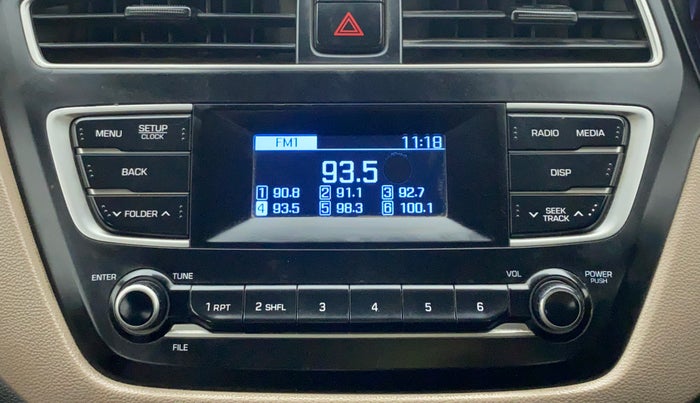 2018 Hyundai Elite i20 MAGNA EXECUTIVE 1.2, CNG, Manual, 78,662 km, Infotainment System