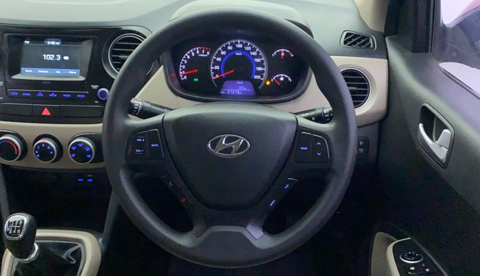 2017 Hyundai Grand i10 SPORTZ 1.2 KAPPA VTVT, Petrol, Manual, 37,373 km, Steering Wheel Close Up