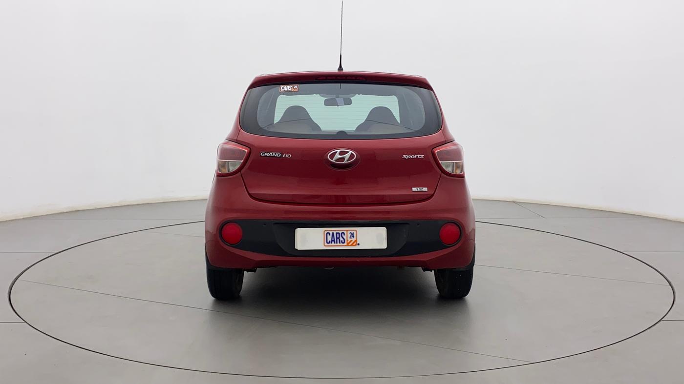 2017 Hyundai Grand i10 SPORTZ 1.2 KAPPA VTVT, Petrol, Manual, 37,373 km, Back/Rear