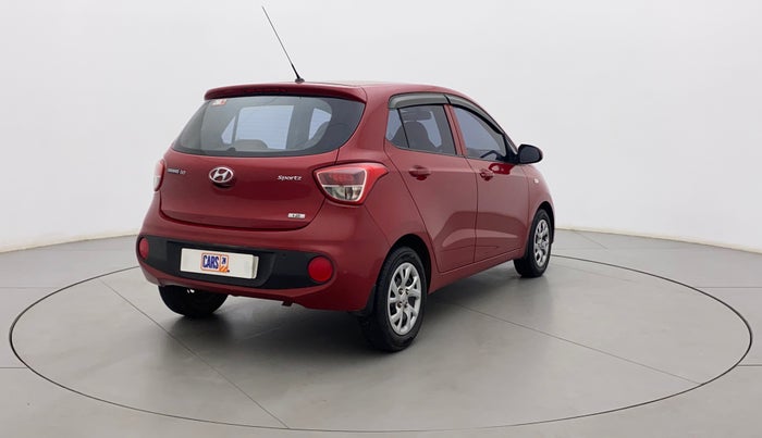 2017 Hyundai Grand i10 SPORTZ 1.2 KAPPA VTVT, Petrol, Manual, 37,373 km, Right Back Diagonal