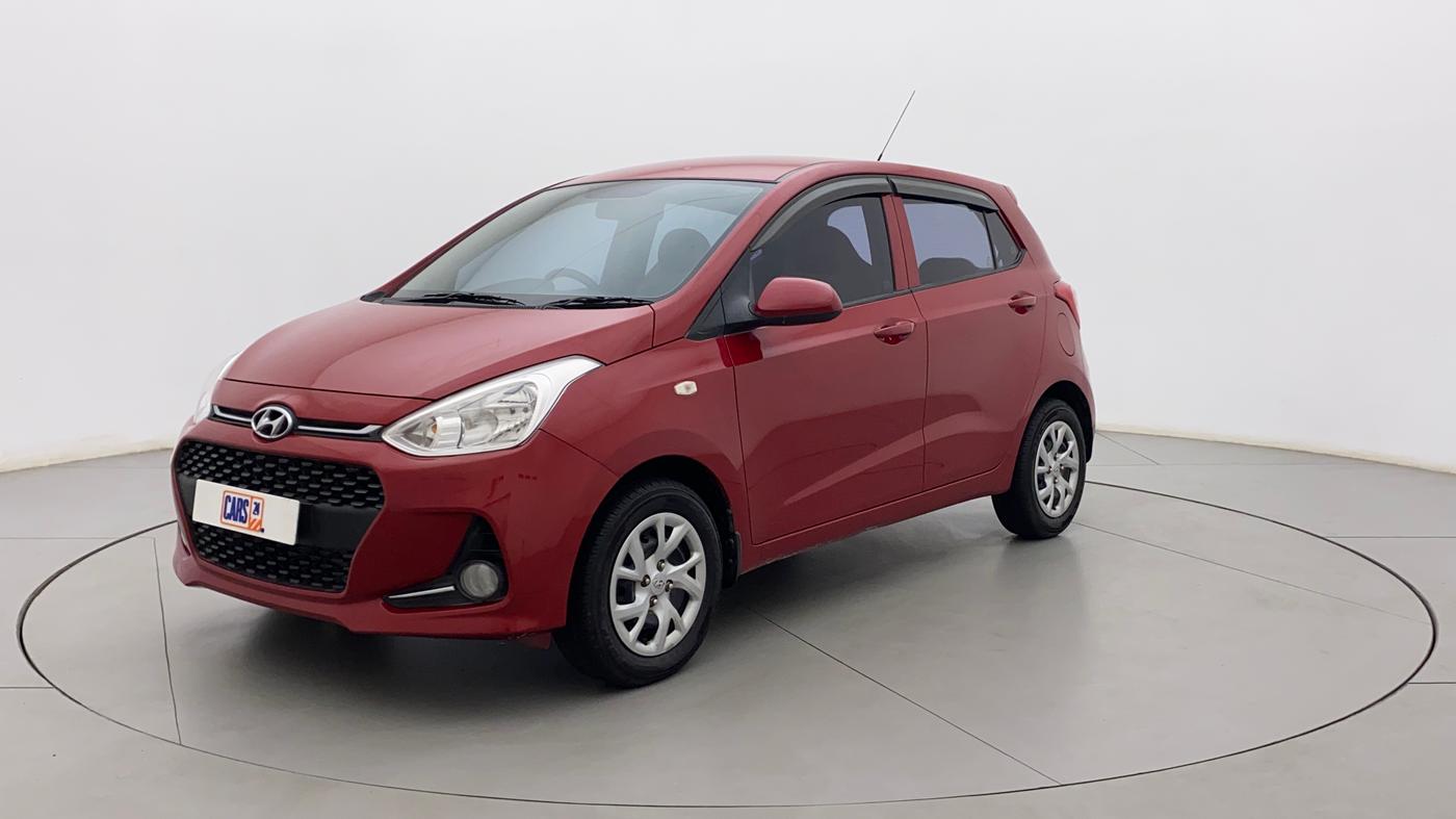 2017 Hyundai Grand i10 SPORTZ 1.2 KAPPA VTVT, Petrol, Manual, 37,373 km, Left Front Diagonal