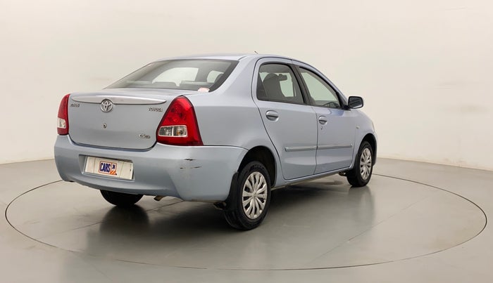 2012 Toyota Etios GD, Diesel, Manual, 72,701 km, Right Back Diagonal
