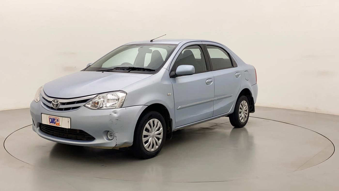 2012 Toyota Etios GD, Diesel, Manual, 72,701 km, Left Front Diagonal