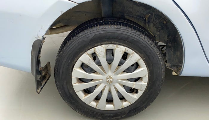 2012 Toyota Etios GD, Diesel, Manual, 72,701 km, Right quarter panel - Lining is missing