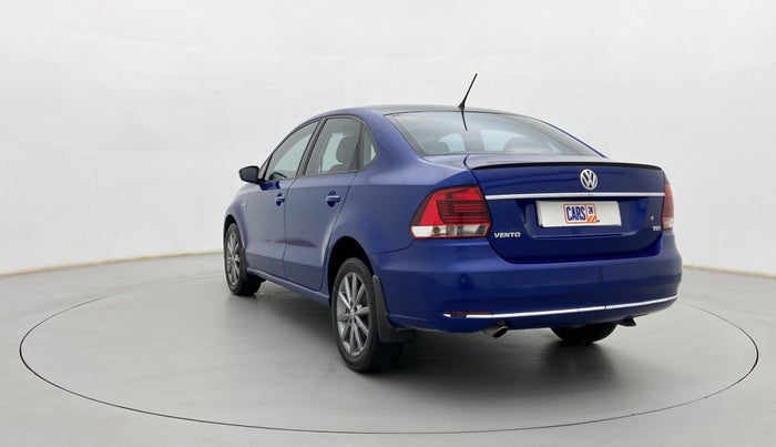 2018 Volkswagen Vento HIGHLINE 1.5 AT, Diesel, Automatic, 50,087 km, Left Back Diagonal