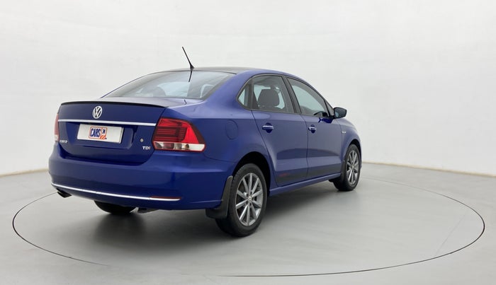 2018 Volkswagen Vento HIGHLINE 1.5 AT, Diesel, Automatic, 50,087 km, Right Back Diagonal