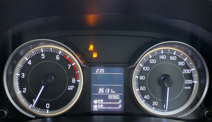2021 Maruti Ertiga VXI CNG, CNG, Manual, 35,141 km, Odometer Image