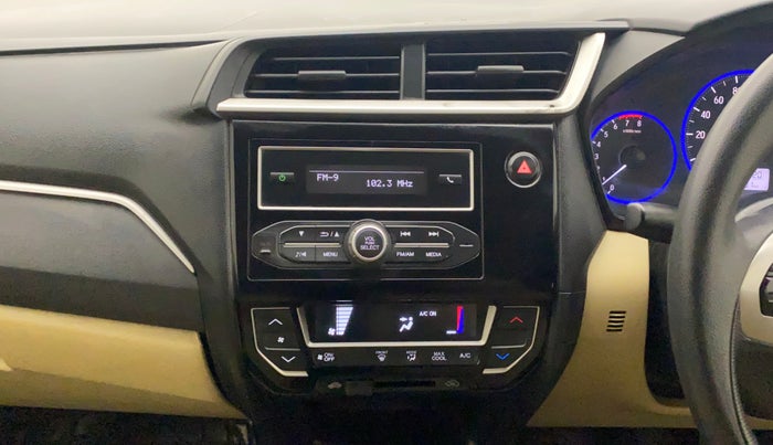 2017 Honda Amaze 1.2L I-VTEC S, Petrol, Manual, 55,701 km, Air Conditioner