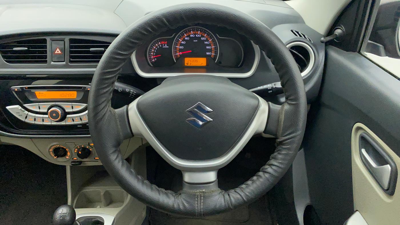 2015 Maruti Alto K10 VXI, Petrol, Manual, 25,335 km, Steering Wheel Close Up