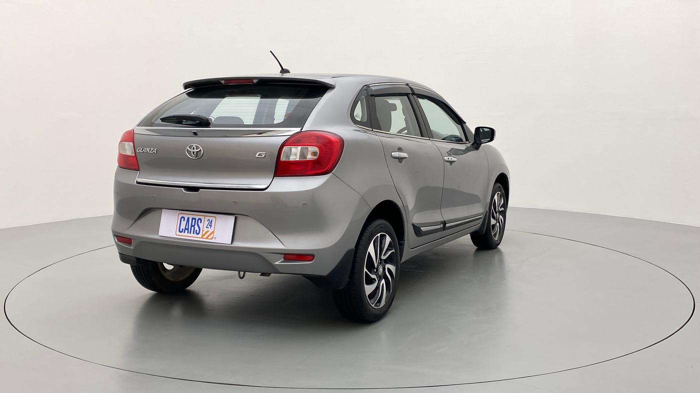2021 Toyota Glanza G MT PETROL, Petrol, Manual, 4,948 km, Right Back Diagonal
