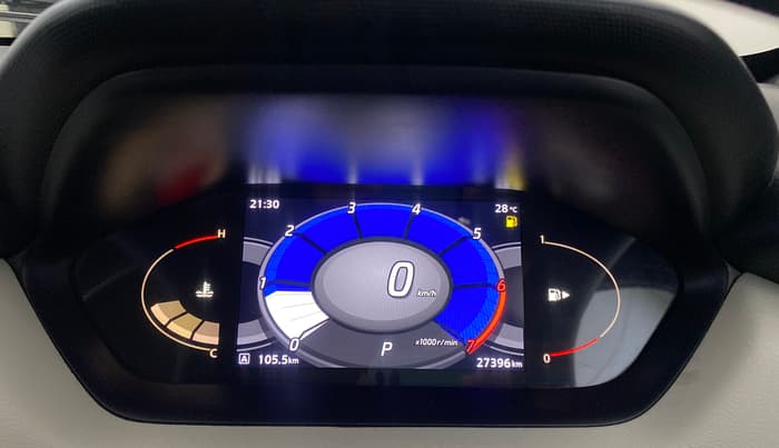 2022 Nissan MAGNITE XV TURBO CVT, Petrol, Automatic, 27,393 km, Odometer Image