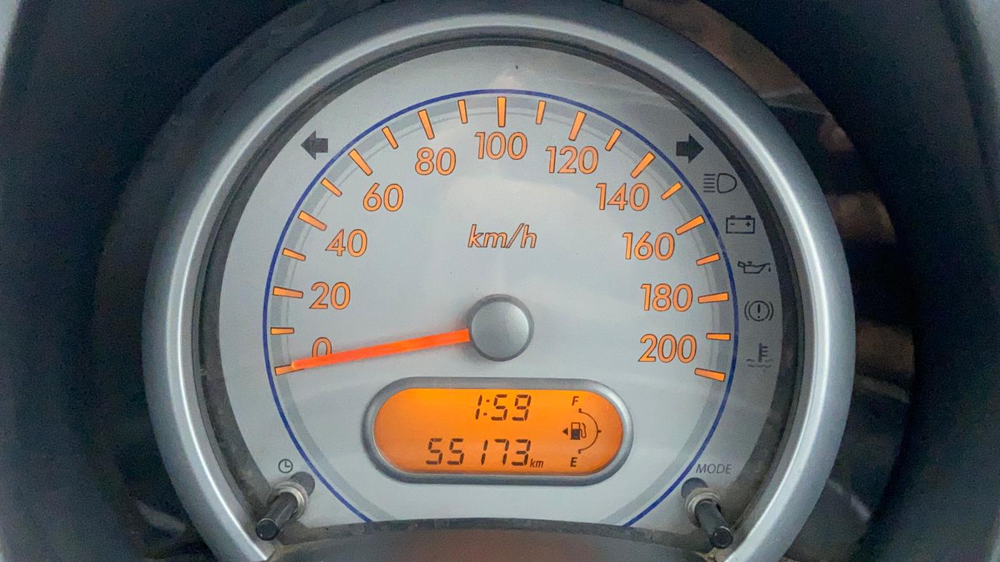 2013 Maruti Ritz VXI BS IV, Petrol, Manual, 55,431 km, Odometer View