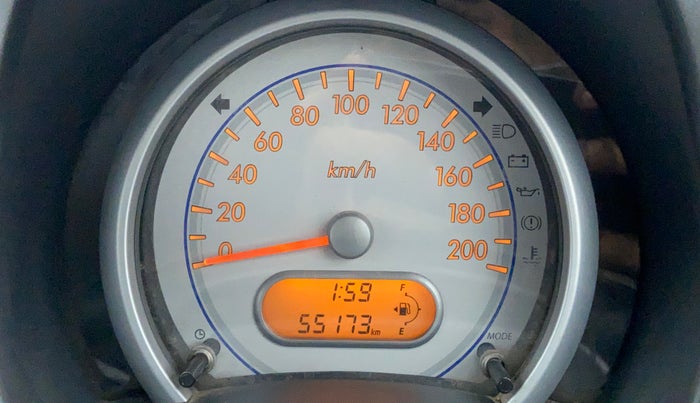 2013 Maruti Ritz VXI BS IV, Petrol, Manual, 55,431 km, Odometer View