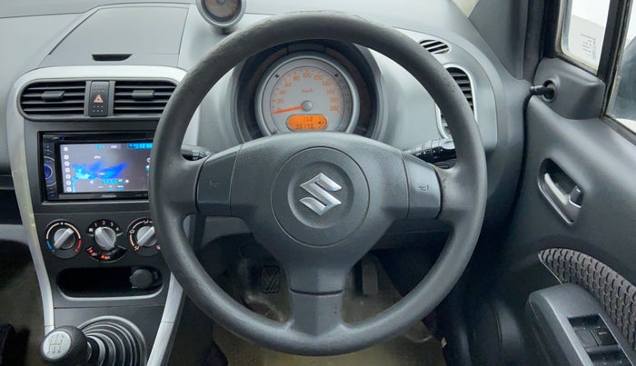 2013 Maruti Ritz VXI BS IV, Petrol, Manual, 55,431 km, Steering Wheel Close-up