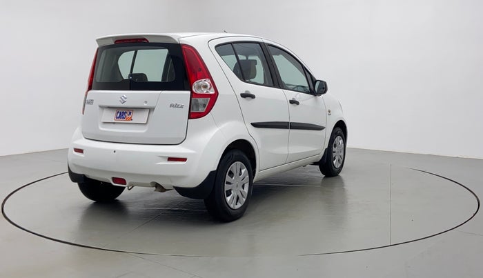 2013 Maruti Ritz VXI BS IV, Petrol, Manual, 55,431 km, Right Back Diagonal (45- Degree) View