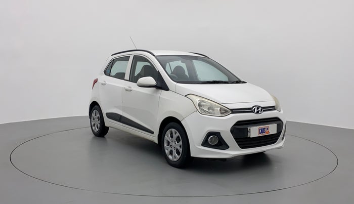 2015 Hyundai Grand i10 SPORTZ 1.2 KAPPA VTVT, Petrol, Manual, 89,563 km, Right Front Diagonal