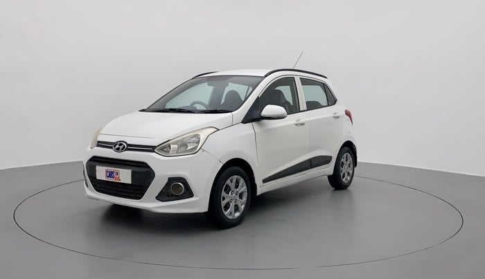 2015 Hyundai Grand i10 SPORTZ 1.2 KAPPA VTVT, Petrol, Manual, 89,563 km, Left Front Diagonal