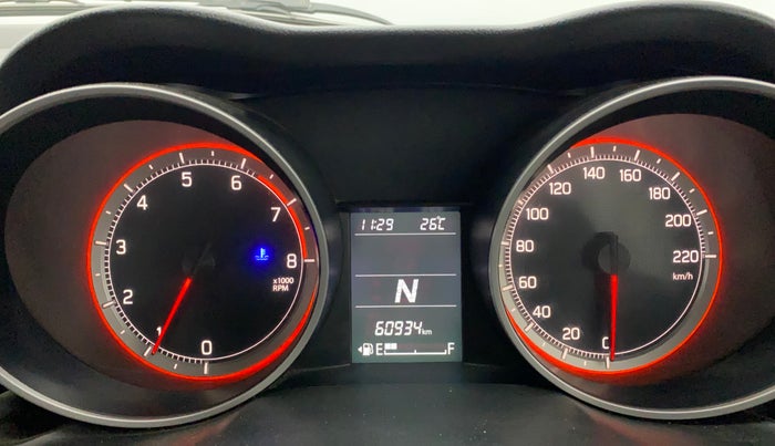 2019 Maruti Swift ZXI AMT, Petrol, Automatic, 60,934 km, Odometer Image