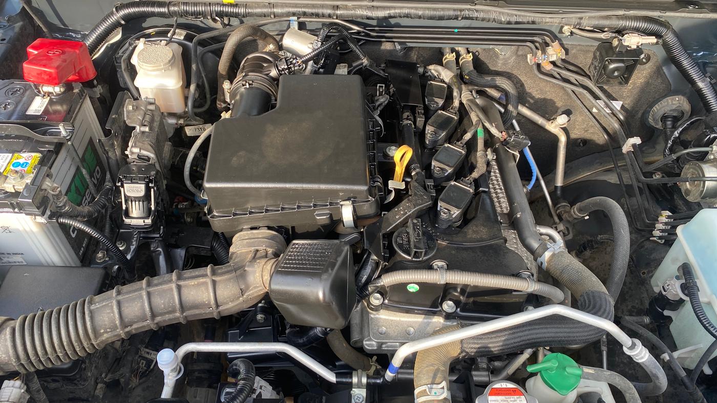 2023 Maruti JIMNY ALPHA ALL GRIP PRO AT, Petrol, Automatic, 58,592 km, Engine View