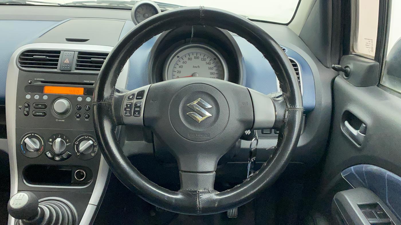 2011 Maruti Ritz ZXI, Petrol, Manual, 81,983 km, Steering Wheel Close Up