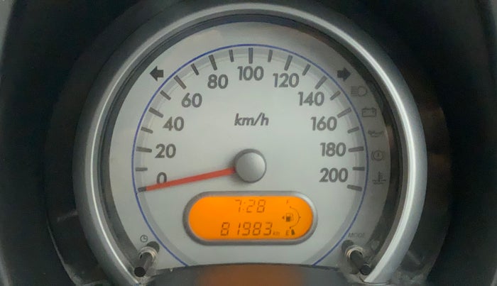 2011 Maruti Ritz ZXI, Petrol, Manual, 81,983 km, Odometer Image