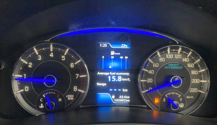 2021 Maruti Ciaz ALPHA 1.5 SHVS PETROL, Petrol, Manual, 1,03,557 km, Odometer Image
