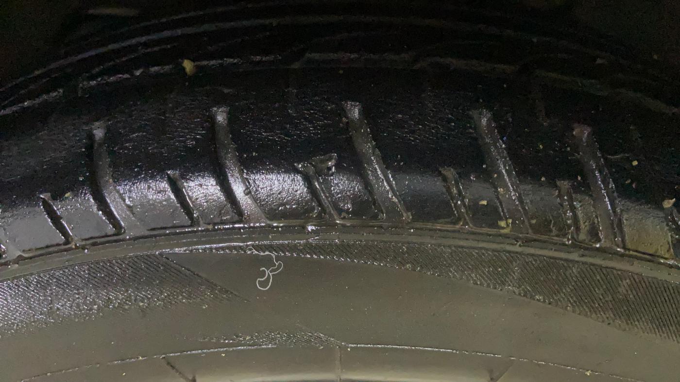 2018 Tata Tiago XT PETROL, CNG, Manual, 83,967 km, Left Front Tyre Tread