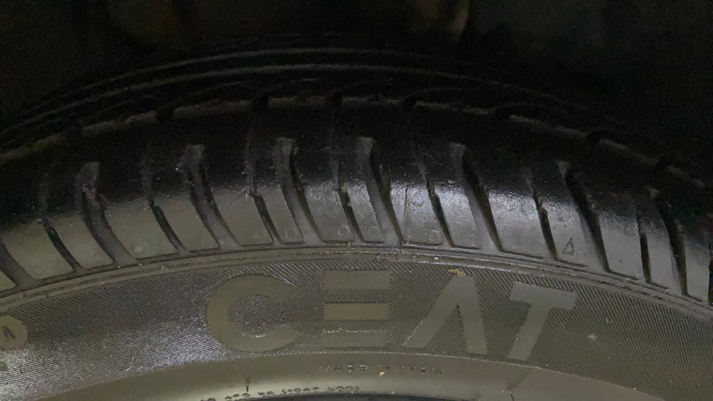 2018 Tata Tiago XT PETROL, CNG, Manual, 83,967 km, Right Front Tyre Tread